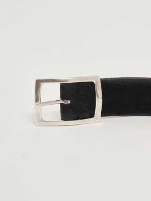 3. Ceinture homme en cuir Noir