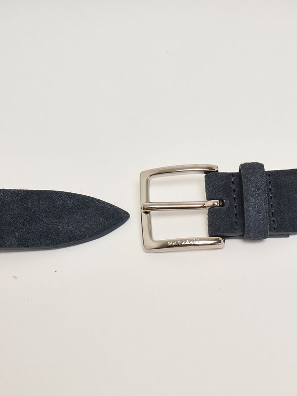 2. Men's suede leather belt Dark Navy Orciani u08211amf