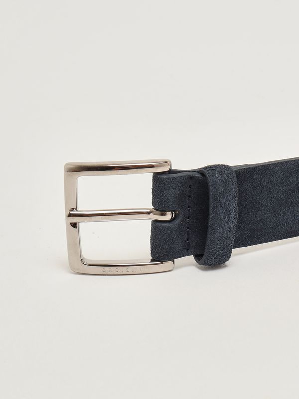 3. Men's suede leather belt Dark Navy Orciani u08211amf