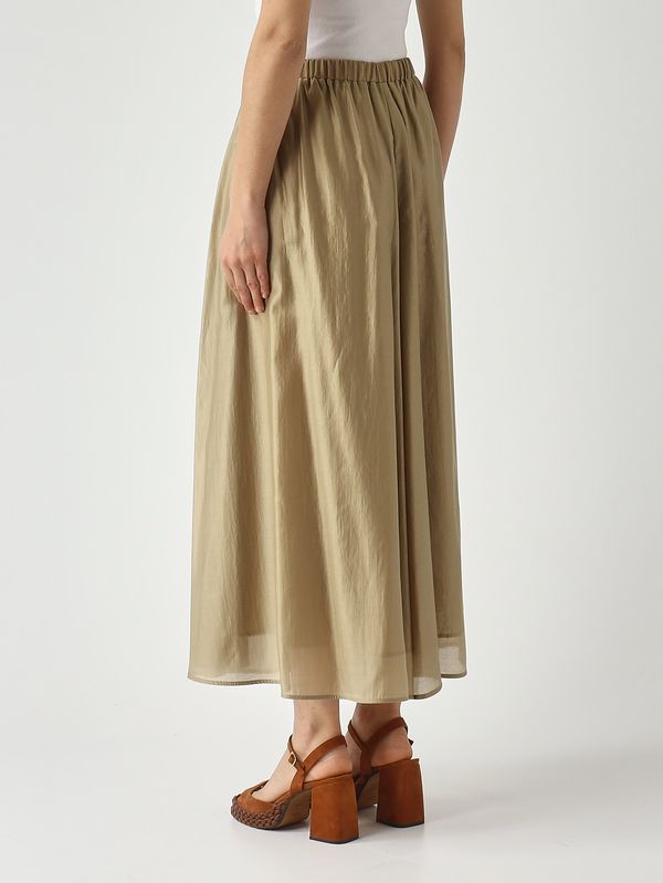 4. Women's trousers in silk-effect fabric Rope Meimeij m6ef07