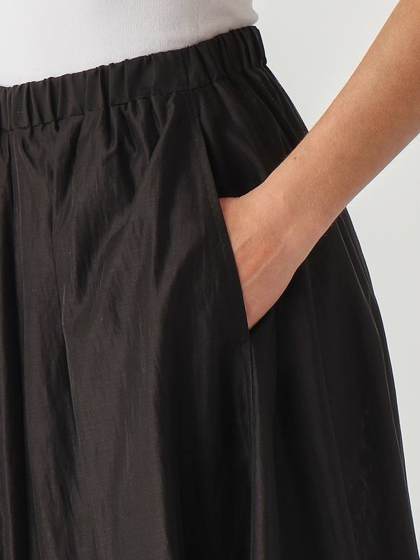 5. Damenhose aus Seidenimitat Schwarz Meimeij m6ef07