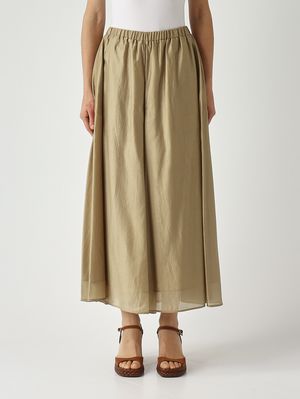 1. Pantalón de mujer en tejido con efecto seda. Cuerda
