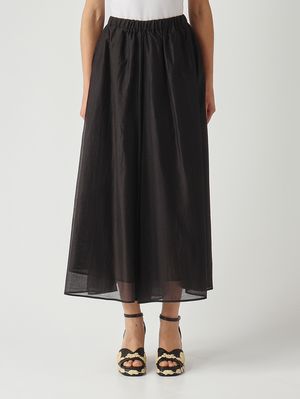 1. Damenhose aus Seidenimitat Schwarz