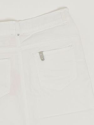 3. Jupe en coton stretch pour fille Blanc