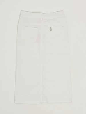 2. Jupe en coton stretch pour fille Blanc
