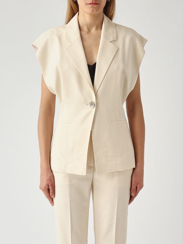 1. Damenjacke Floella aus Frottee Weiß Pinko 106509a2w6