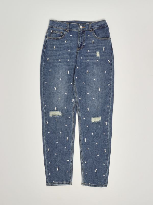 1. Vaqueros para niña en denim de algodón elástico Denim medio Liu Jo ga6073d4518