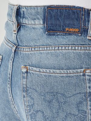 5. Jeans de mujer Estelle Egg de mezcla de algodón Vaqueros vintage