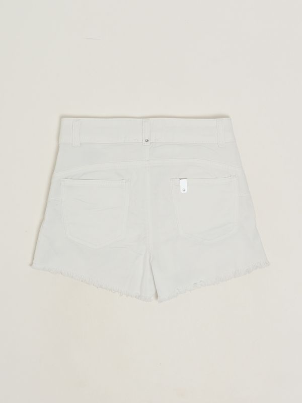 2. Girls' stretch cotton shorts White Liu Jo ga6142t3941