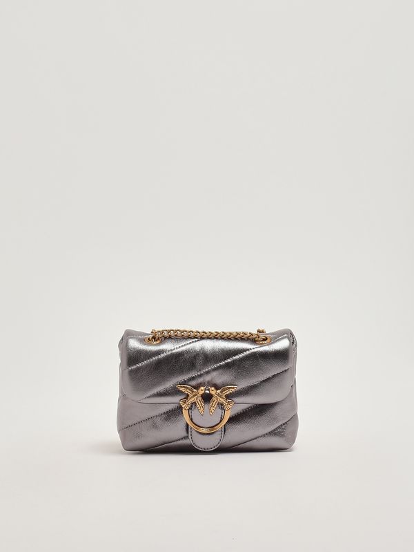 1. Bolso de mujer Love Puff Baby CL de piel Antracita Pinko 100040a360