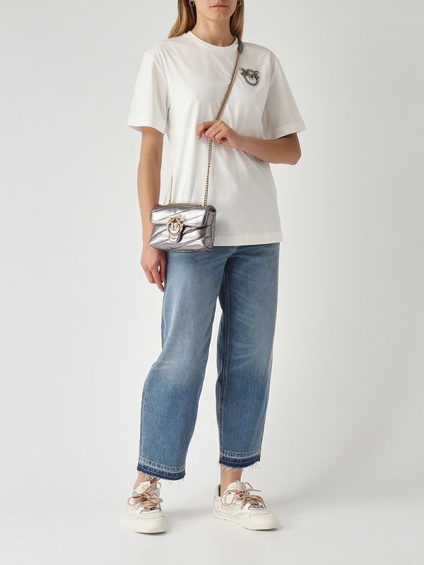 2. Bolso de mujer Love Puff Baby CL de piel Antracita Pinko 100040a360