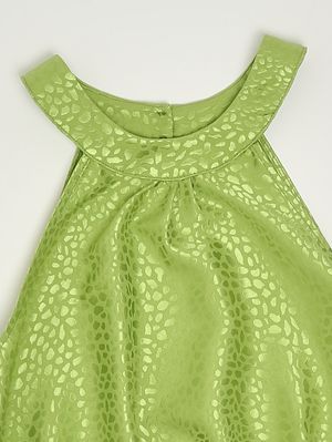 3. Haut en tissu jacquard pour fille Vert