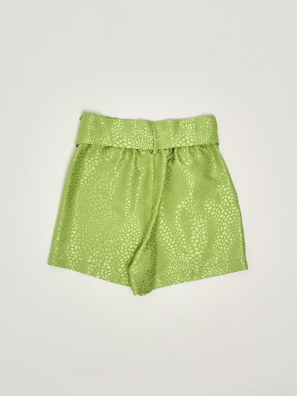 2. Girl's jacquard fabric shorts Green Patrizia Pepe 7p0435a744