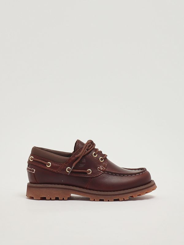 Timberland Authentic 3-Eye Classic Lug leather loafers for boys