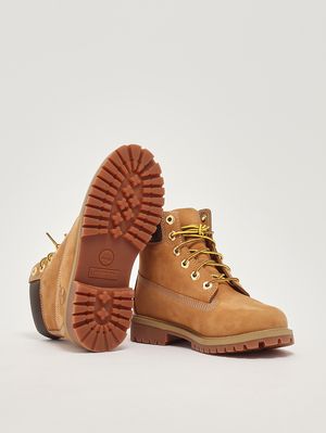 4. Bottine enfant en cuir Jaune
