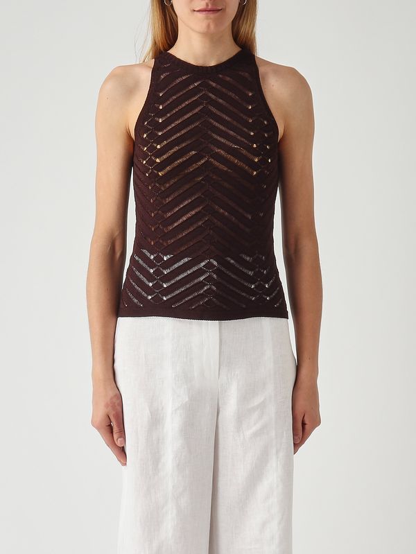 1. Top donna in maglia Caffe' Twinset 261tt3103