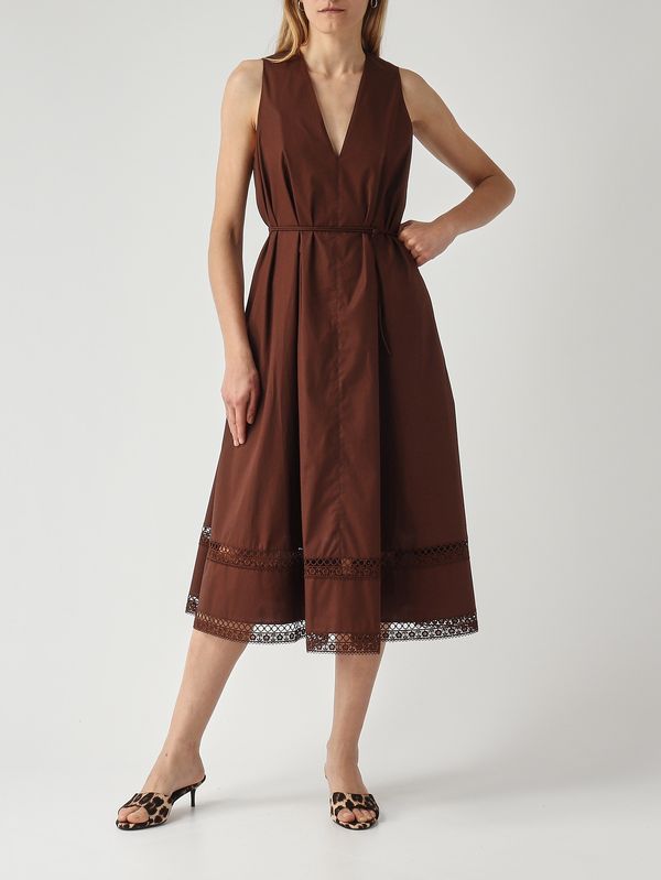 2. Women's stretch cotton dress Coffee Twinset 261tt2250
