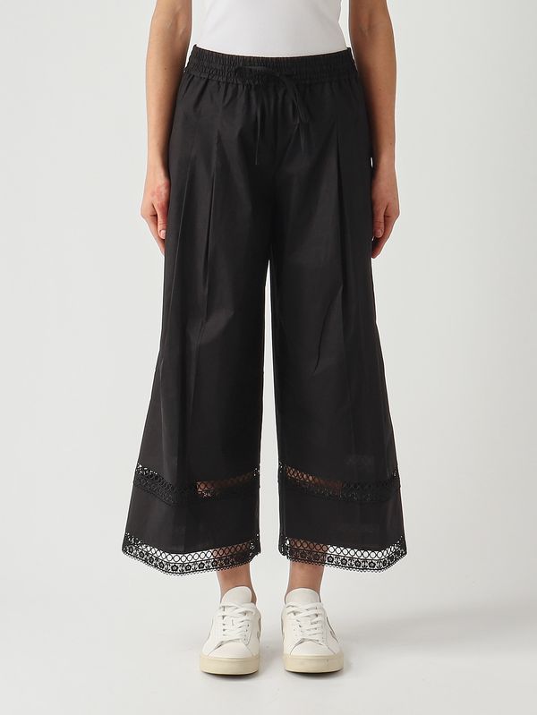 1. Pantalon femme en coton stretch Noir Twinset 261tt2252