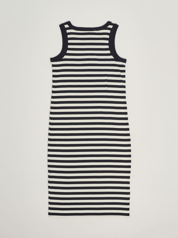 2. Abito bambina in cotone stretch Bianco-Blu Michael Kors zr30640