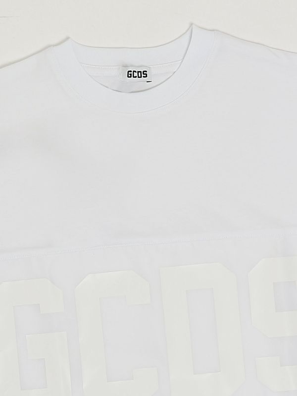 3. Camiseta de algodón para niño Blanco GCDS z0ujqc597j105