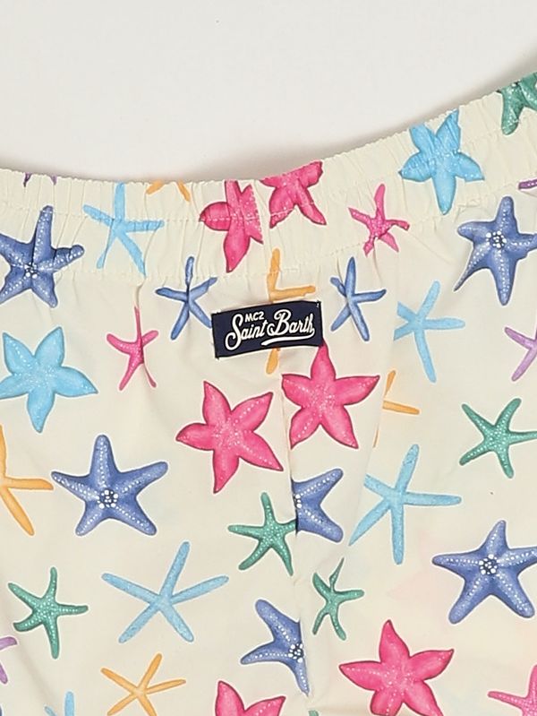 3. Girls' printed shorts White MC2 Saint Barth frc0002