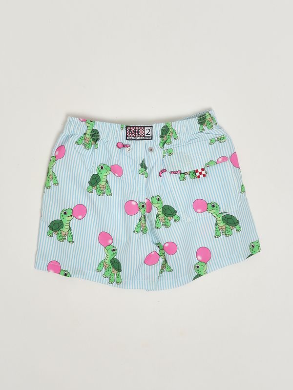 2. Boys' Jean technical fabric swim shorts Big Babol Turtle Stripes 30 MC2 Saint Barth jea0001