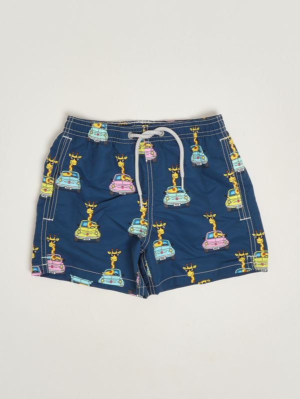 Bañador para niño Jean de tejido técnico Giraffe Driver 61 MC2 Saint Barth