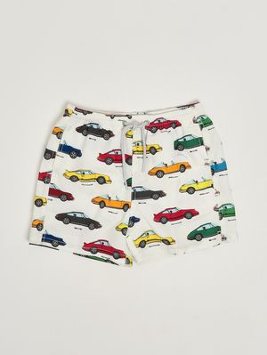 1. Boys' Jean technical fabric swim shorts Porsche 911 Mix 01
