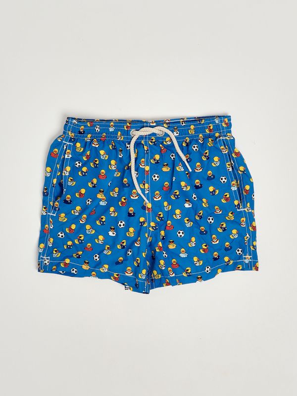 Bañador para niño Jean Lighting de tejido técnico Ducky Soccer 17 MC2 Saint Barth
