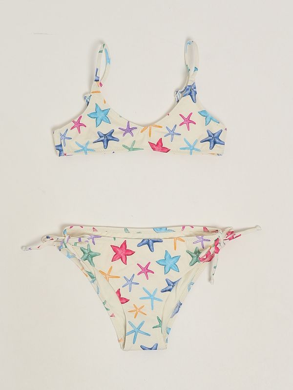 Bañador para niña Paloma JR de tejido técnico elástico Starfish Reef 10 MC2 Saint Barth