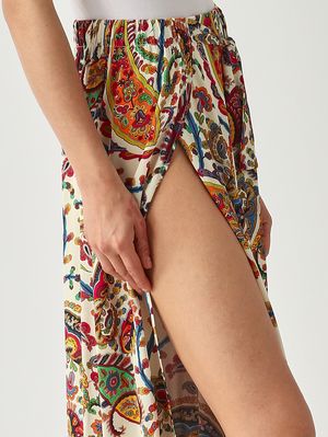 5. Pantalón de mujer de viscosa Multicolor