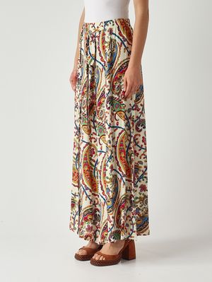 3. Pantalón de mujer de viscosa Multicolor
