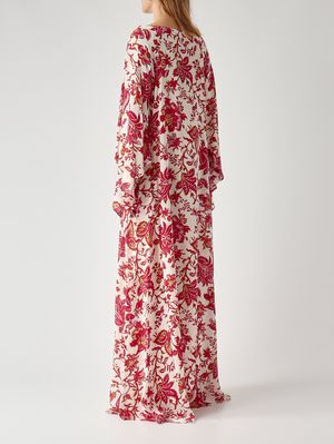 4. Vestido de mujer de viscosa Mantequilla de fresa