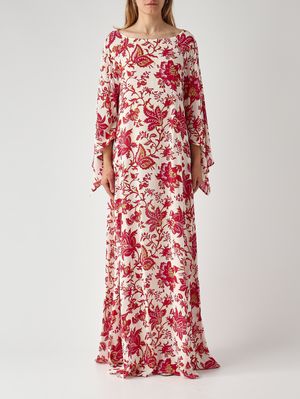 1. Vestido de mujer de viscosa Mantequilla de fresa