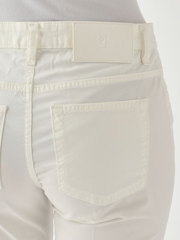 5. Damenhose aus Stretch-Baumwolle Optisches Weiß PT Torino vpkmz0tu78g0