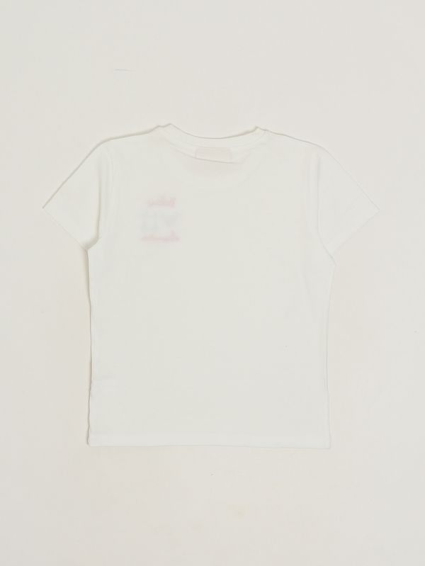 2. Elly girls' cotton T-shirt Bikini Obsession 01n Rhinestone Embellishment MC2 Saint Barth elly001