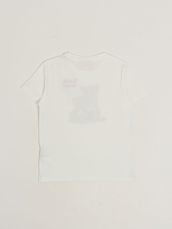 2. Elly girls' cotton T-shirt Leopard 01n Emb MC2 Saint Barth elly001