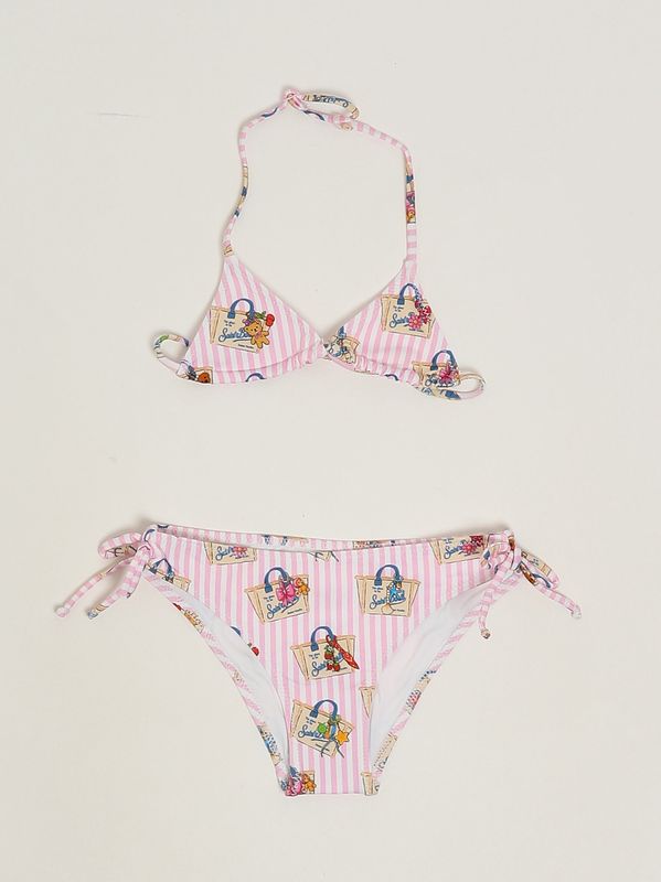 Traje de baño para niña Holly de tejido elástico Colette Charms 21 MC2 Saint Barth