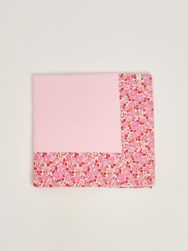 1. Cotton beach towel for girls Pink Pesciolino Rosso telo mare