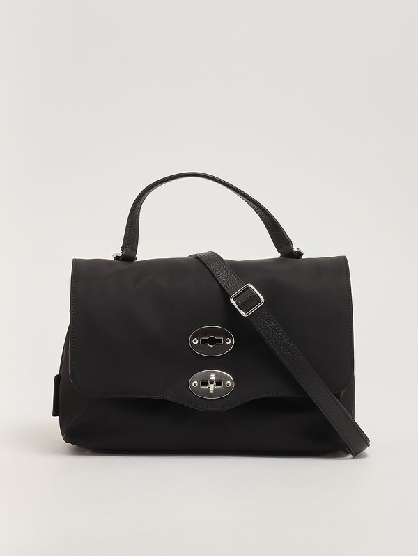 3. Borsa donna Postina S Rimboccata Tokyo S in nylon e pelle Black Belga Zanellato 0680102000000 s