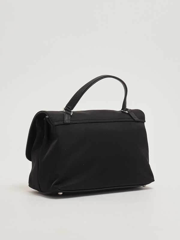 2. Borsa donna Postina S Rimboccata Tokyo S in nylon e pelle Black Belga Zanellato 0680102000000 s