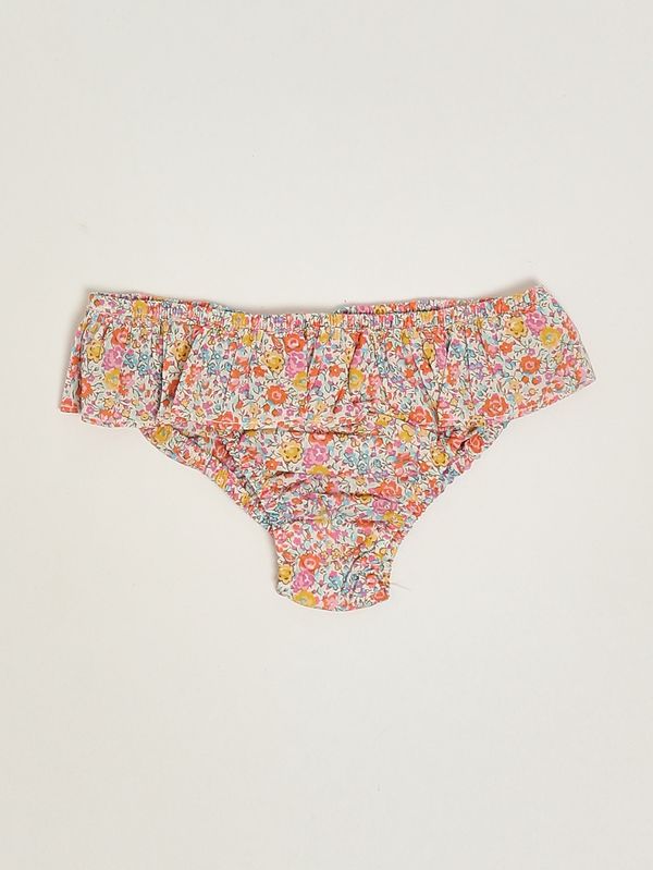 Traje de baño de algodón para niña Liberty Amarillo Pesciolino Rosso
