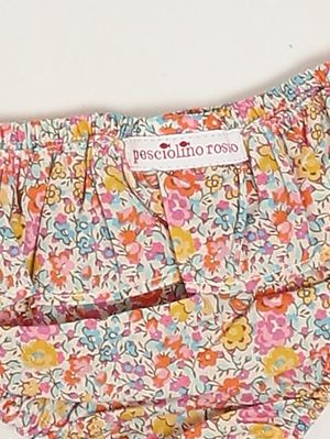 3. Costume bambina in cotone Liberty Giallo