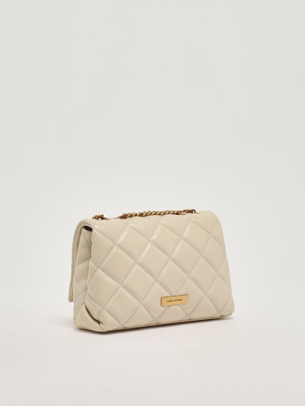 3. Bolso de mujer The Quilted Slim Dual de piel Blanco Nube Marc Jacobs 2s6hsh023h01