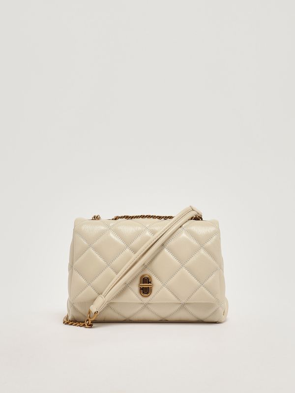 4. Bolso de mujer The Quilted Slim Dual de piel Blanco Nube Marc Jacobs 2s6hsh023h01