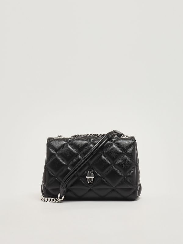 4. Sac à main femme The Quilted Slim Dual en cuir Noir Marc Jacobs 2s6hsh023h01