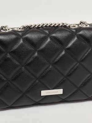 6. Sac à main femme The Quilted Slim Dual en cuir Noir