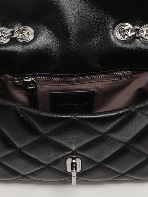 5. Sac à main femme The Quilted Slim Dual en cuir Noir