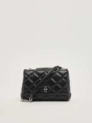 4. Sac à main femme The Quilted Slim Dual en cuir Noir