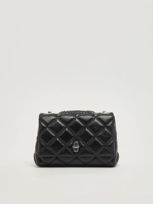 1. Sac à main femme The Quilted Slim Dual en cuir Noir